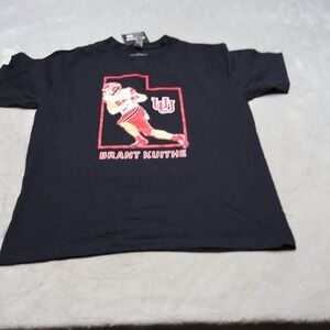 Utah Utes Shirt Youth Large BreakingT Black Brant Kuithe NCAA Graphic $25 NEW